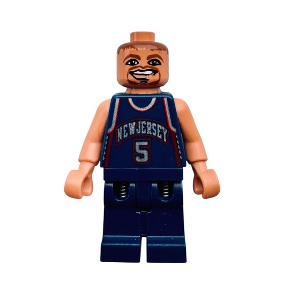 LEGO Sports Minifigure NBA Jason Kidd #5 New Jersey Nets - Picture 1 of 4